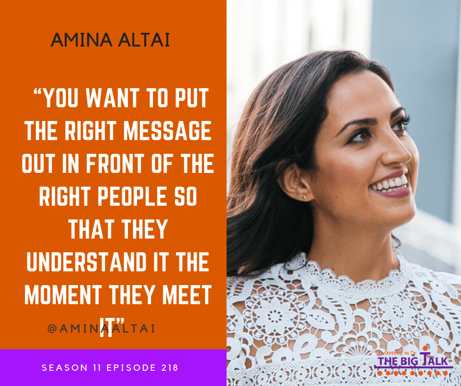 Episode 218 Shift Your Mindset and Grab the Mic with Amina AlTai