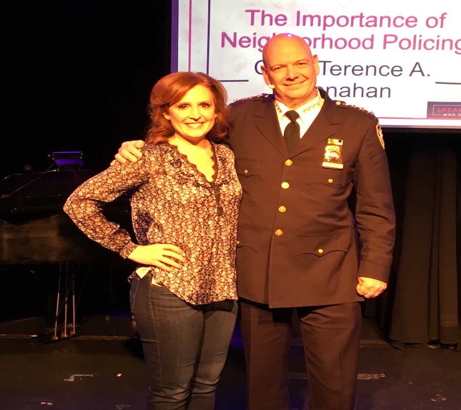 NYPD-Chief-Terry-Monohan with Tricia Brouk