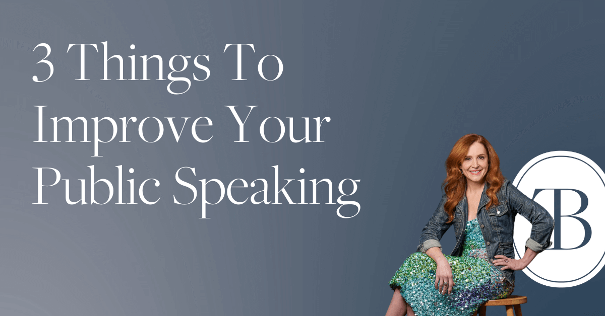 3 Things To Improve Your Public Speaking