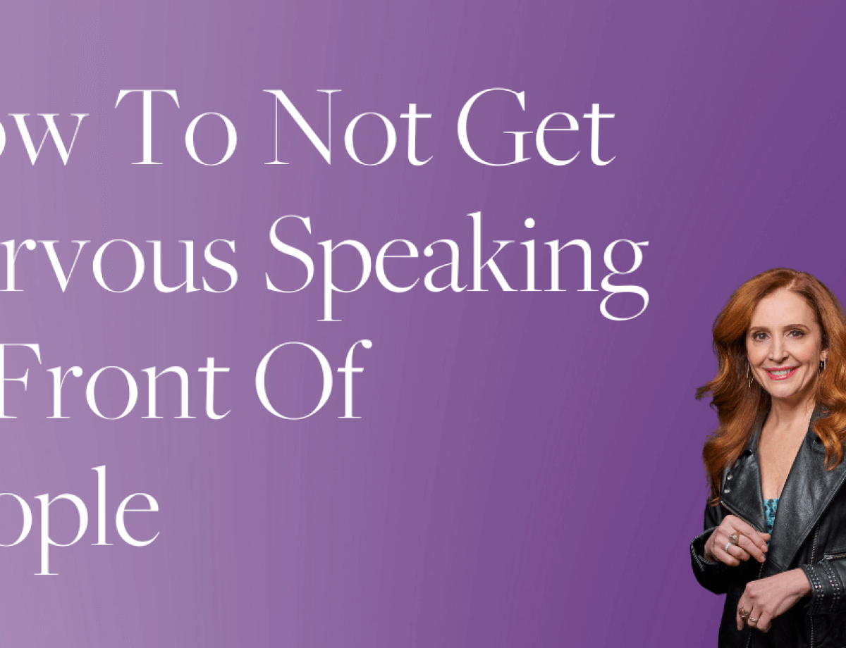 How To Not Get Nervous Speaking In Front Of People