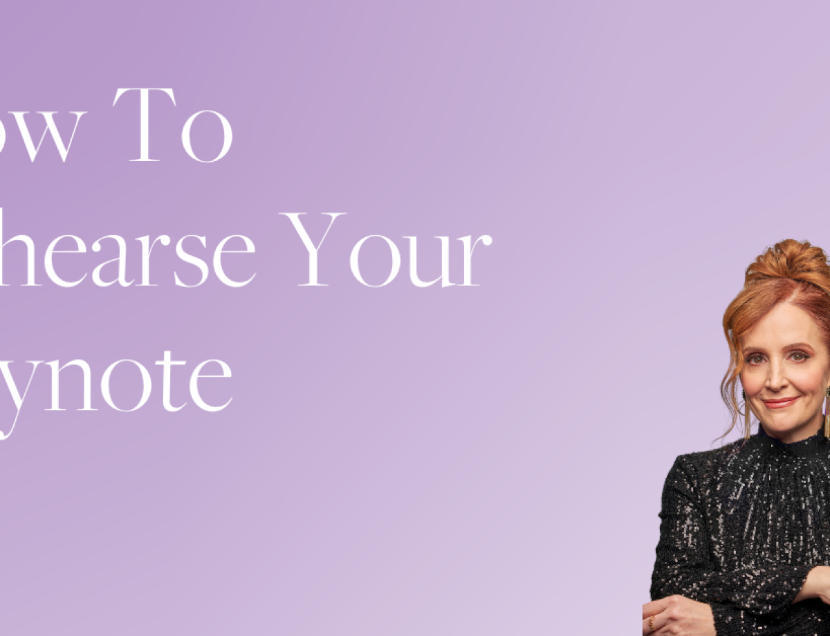 How To Rehearse Your Keynote